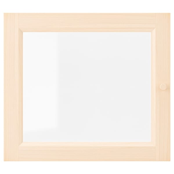 Ikea OXBERG - Glass door, birch effect,40x35 cm