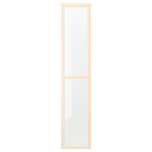 Ikea OXBERG - Glass door, birch effect,40x192 cm