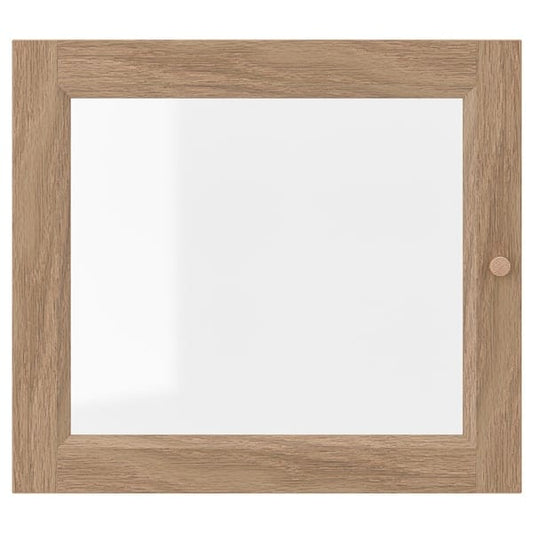 Ikea OXBERG - Glass door, oak effect, 40x35 cm