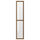OXBERG - Glass door, brown walnut effect, 40x192 cm