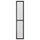 OXBERG - Glass door, dark brown oak effect,40x192 cm