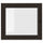 OXBERG - Glass door, dark brown oak effect,40x35 cm