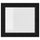 OXBERG - OXBERG Glass door, black oak effect, 40x35 cm