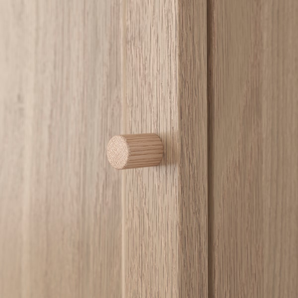 OXBERG - Door, oak effect, 40x97 cm - best price from Maltashopper.com 30477411