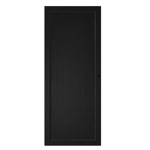OXBERG - Door, black oak effect, 40x97 cm