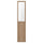 OXBERG - Panel/glass door, oak effect, 40x192 cm