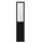 OXBERG - OXBERG Panel/glass door, black oak effect, 40x192 cm