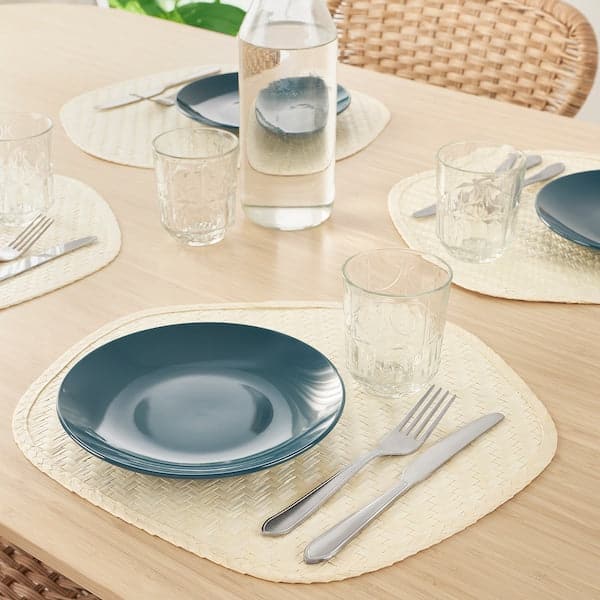Ikea PADDFISK - Place mat, palm leaf handmade, 37x35 cm