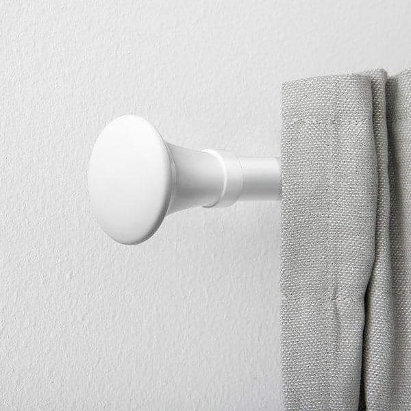 Ikea PADDFOT - Finials, 1 pair, metal/white