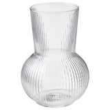 PÅDRAG vase, clear glass, 17 cm