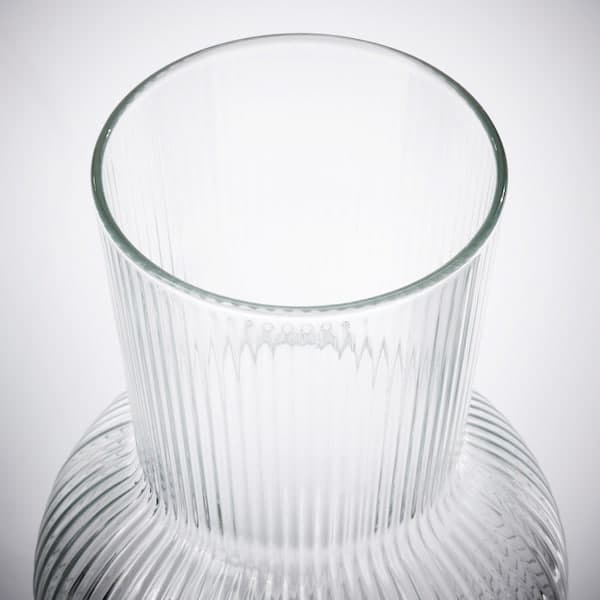 Ikea PÅDRAG - Vase, clear glass, 17 cm