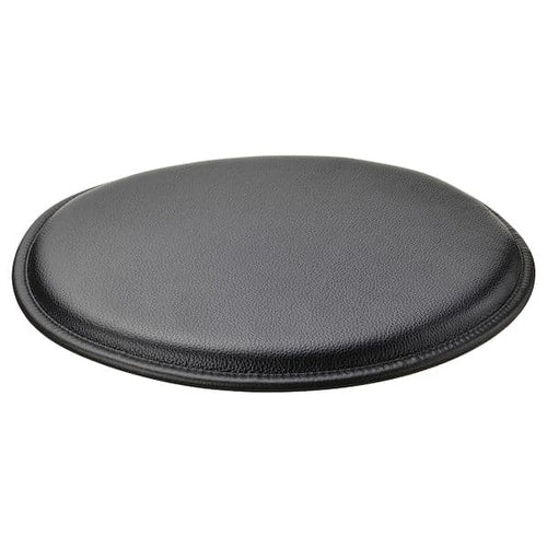 PÄRLETERNELL - Chair cushion, Grann black, 35 cm ,