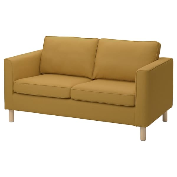 Ikea PÄRUP - 2-seater sofa, Vissle amber