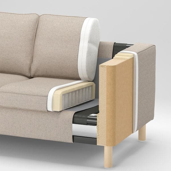 Ikea PÄRUP 3 seater sofa - Gunnared beige ,