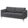 PÄRUP 3 seater sofa - Grey Vissle ,