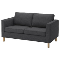 PÄRUP 2-seater sofa lining - Gunnared dark grey , - best price from Maltashopper.com 10493803