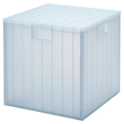 GLIS Box with lid, transparent, 34x21 cm - IKEA