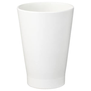 Ikea PAPAJA - Plant pot, white, 12x19 cm