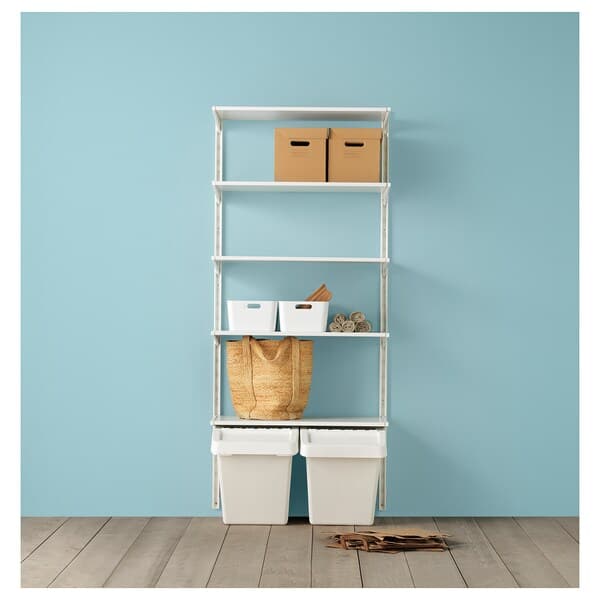 Ikea PAPPIS - Box with lid, brown, 25x34x26 cm