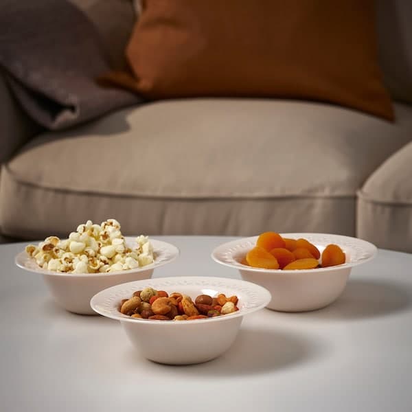 Ikea PARADISISK Bowl offwhite 16 cm , 16 cm