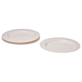 PARADISISK plate, off-white, 26 cm, 4 pack