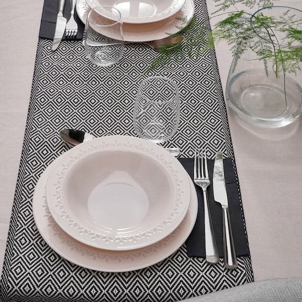 Ikea PARADISISK Deep plate offwhite 22 cm , 22 cm