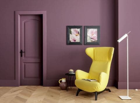 PURPLE MACARON SUPERWASHABLE PAINT HOME COLOUR 2.5 L