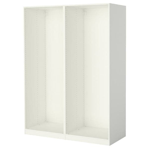 PAX - 2 wardrobe frames, white, 150x58x201 cm