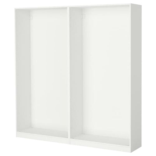 PAX - 2 wardrobe frames, white, 200x35x201 cm
