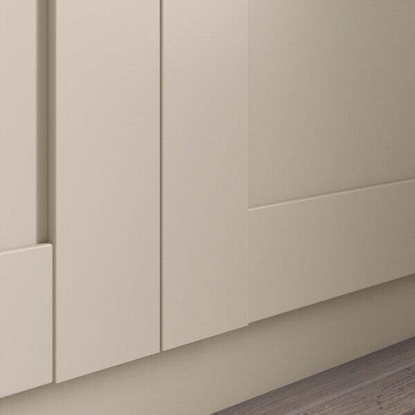 Ikea PAX / BERGSBO - Wardrobe combination, grey-beige/grey-beige, 150x60x236 cm
