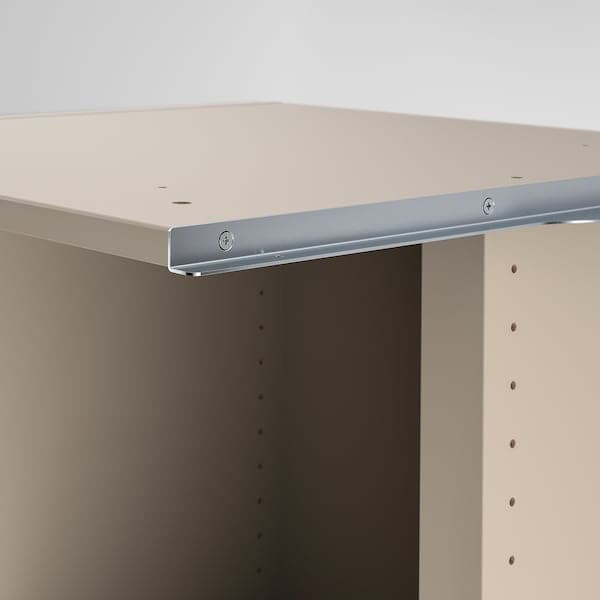 PAX - Add-on corner unit with 4 shelves, beige, 53x58x201 cm - best price from Maltashopper.com 50515110