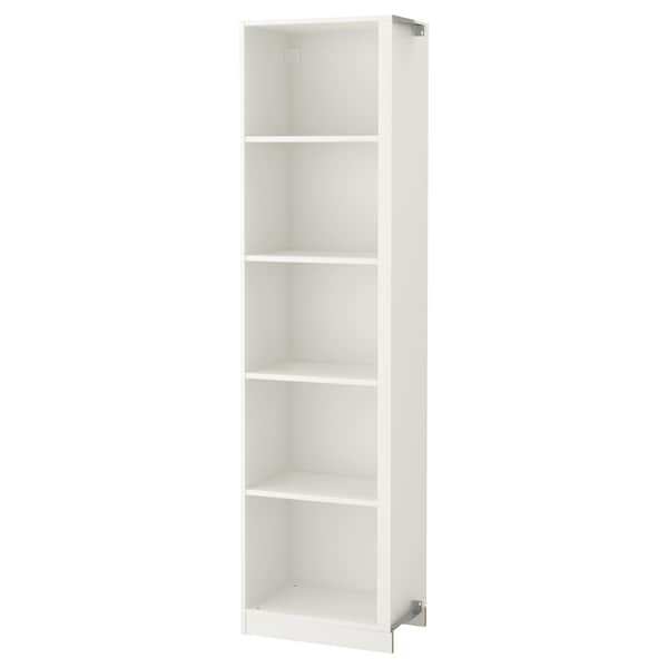 PAX - Add-on corner unit with 4 shelves, white, 53x35x201 cm - best price from Maltashopper.com 40346938