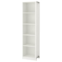 PAX - Add-on corner unit with 4 shelves, white, 53x35x201 cm - best price from Maltashopper.com 40346938