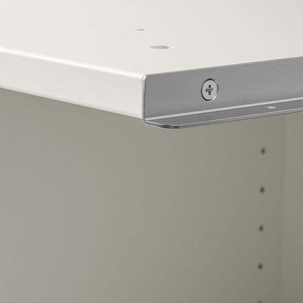PAX - Add-on corner unit with 4 shelves, white, 53x58x201 cm - best price from Maltashopper.com 70346932