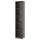PAX - PAX Add-on corner unit with 4 shelves, dark grey, 53x35x236 cm