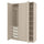 PAX / FORSAND - PAX / FORSAND Wardrobe combination, grey-beige/grey-beige, 150x60x236 cm