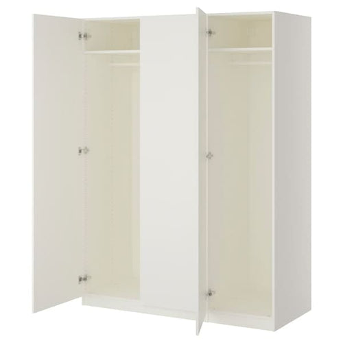 PAX / FORSAND - Wardrobe, white/white, 150x60x201 cm