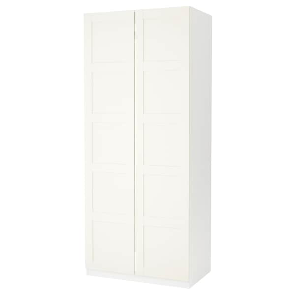 PAX / BERGSBO - Wardrobe, white/white , 100x60x236 cm - Premium Armoires & Wardrobes from Ikea - Just €344.99! Shop now at Maltashopper.com
