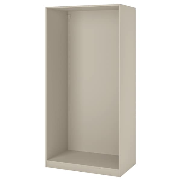 PAX - Wardrobe frame, grey-beige, 100x58x201 cm