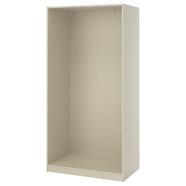 Ikea PAX - Wardrobe frame, grey-beige, 100x58x201 cm