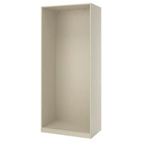 PAX wardrobe frame, grey-beige, 100x58x236 cm