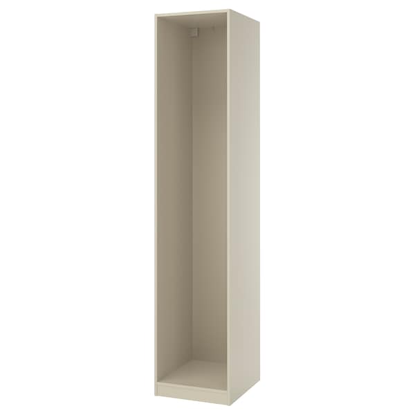 PAX - Wardrobe frame, grey-beige, 50x58x236 cm