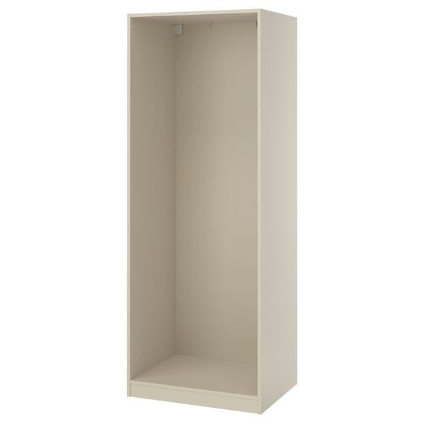 PAX - Wardrobe frame, grey-beige, 75x58x201 cm