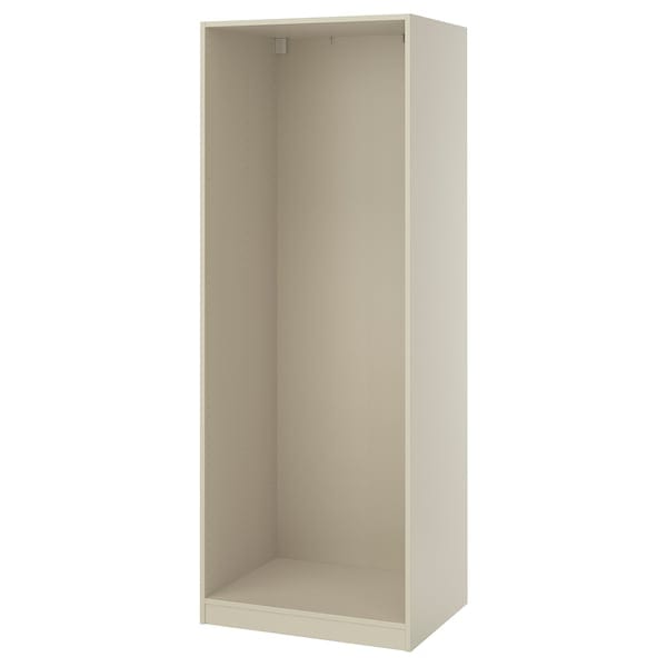 Ikea PAX - Wardrobe frame, grey-beige, 75x58x201 cm