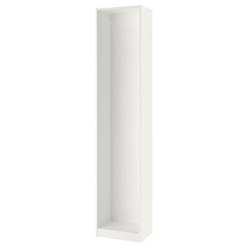 PAX - Wardrobe frame, white, 50x35x236 cm