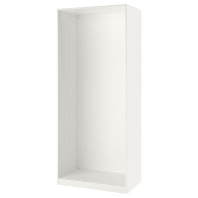 PAX - Wardrobe frame, white, 100x58x236 cm - best price from Maltashopper.com 50214560