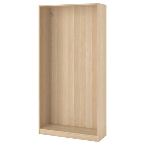 PAX - Wardrobe frame, white stained oak effect, 100x35x201 cm