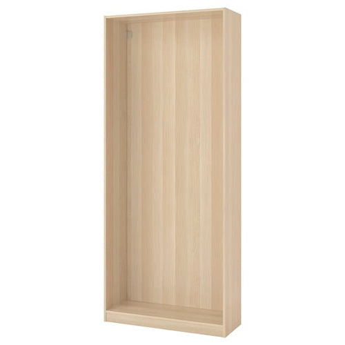 PAX - Wardrobe frame, white stained oak effect, 100x35x236 cm