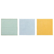 Ikea PEPPRIG - Microfiber cloth, green blue/yellow, 28x28 cm