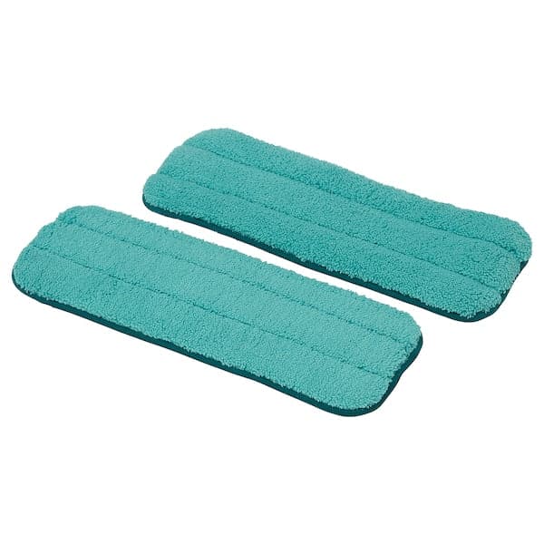 PEPPRIG - 2-piece microfibre pad for flat mop, 10x29 cm